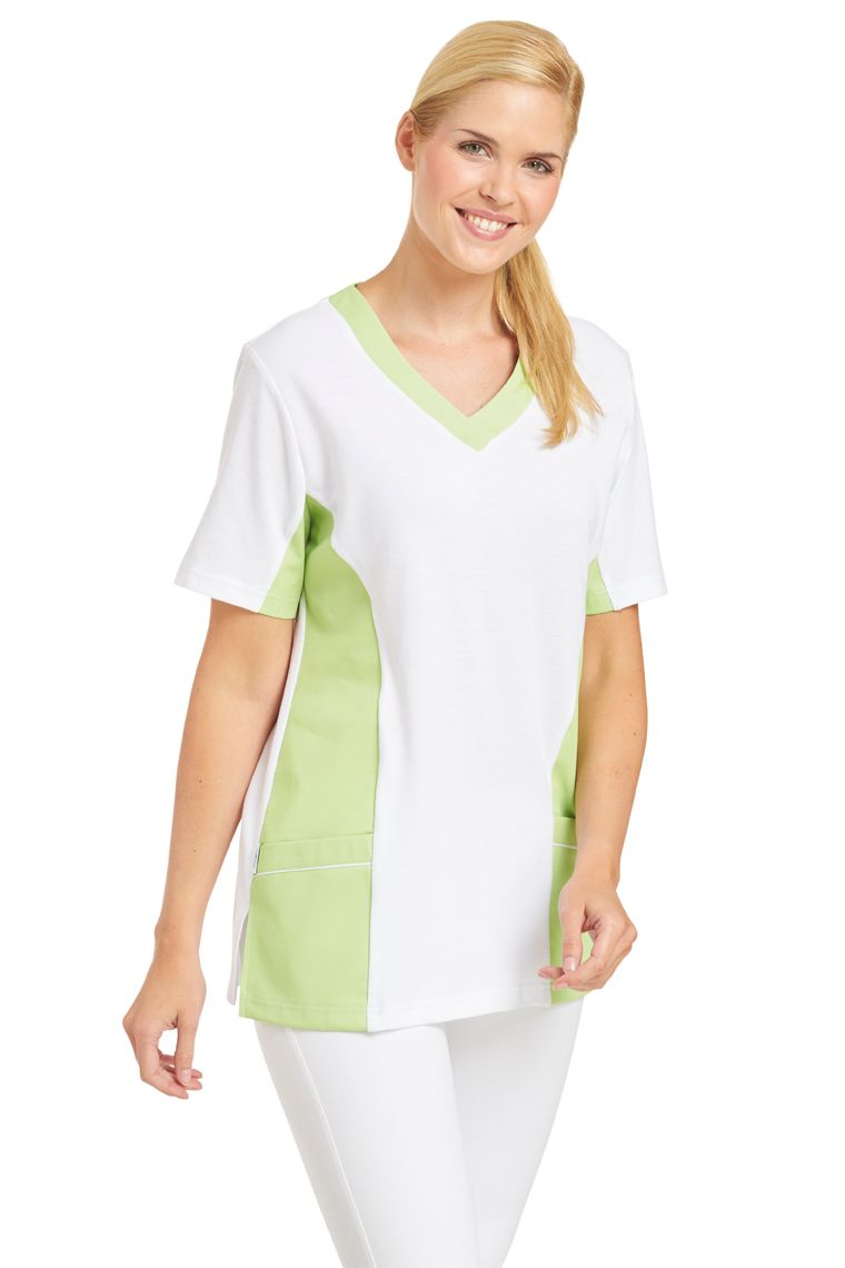 LeiberDamenPique-Schlupfjacke0825310187WeiHellgrn