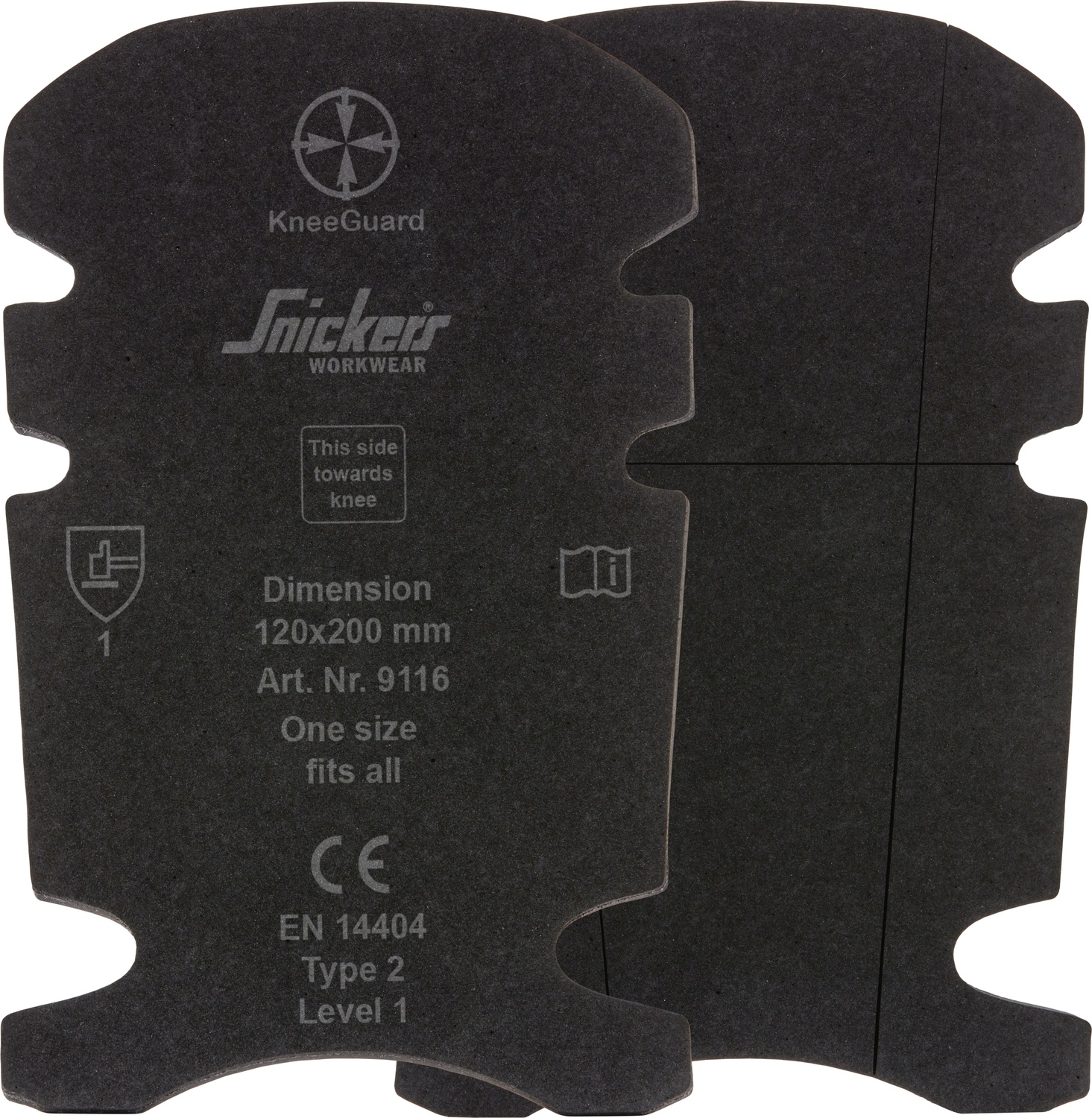 SnickersWorkwearFRHandwerkerKniepolsterschwarz