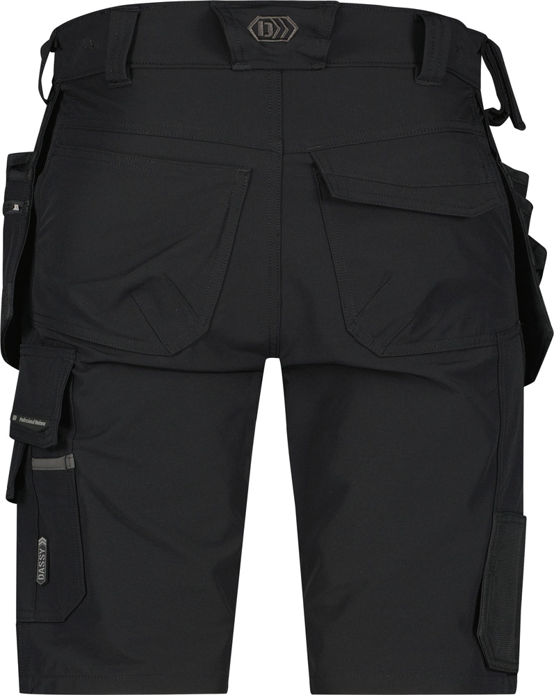 DassyBundhoseStretch-ArbeitsshortsMitHolstertaschenAuraxSchwarz-42
