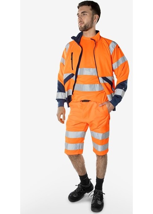 FristadsHighVisGreenShortsKl22650GPLUWarnschutz-Gelb