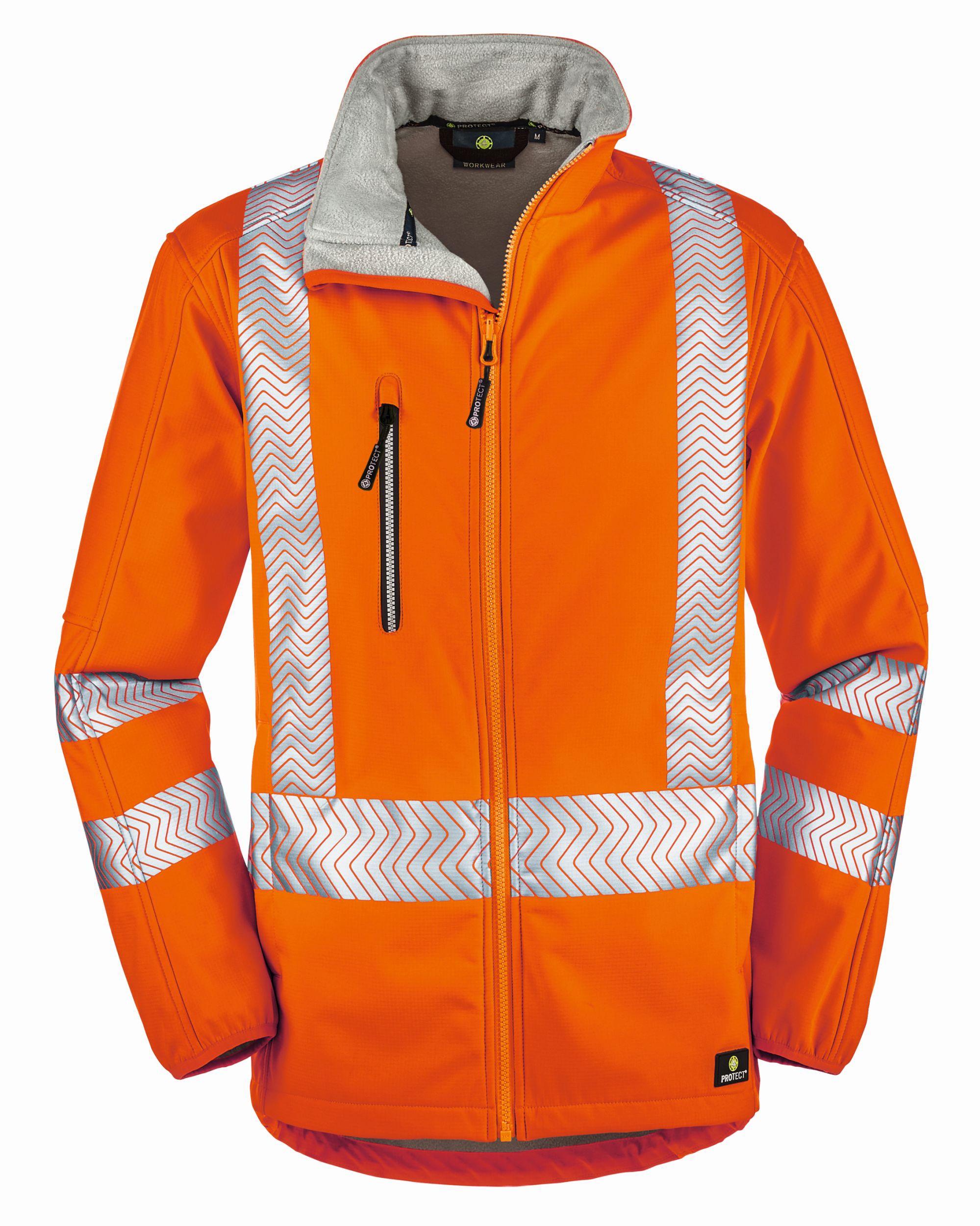 4PROTECTWarnschutz-Softshell-JackeTylerLeuchtorange