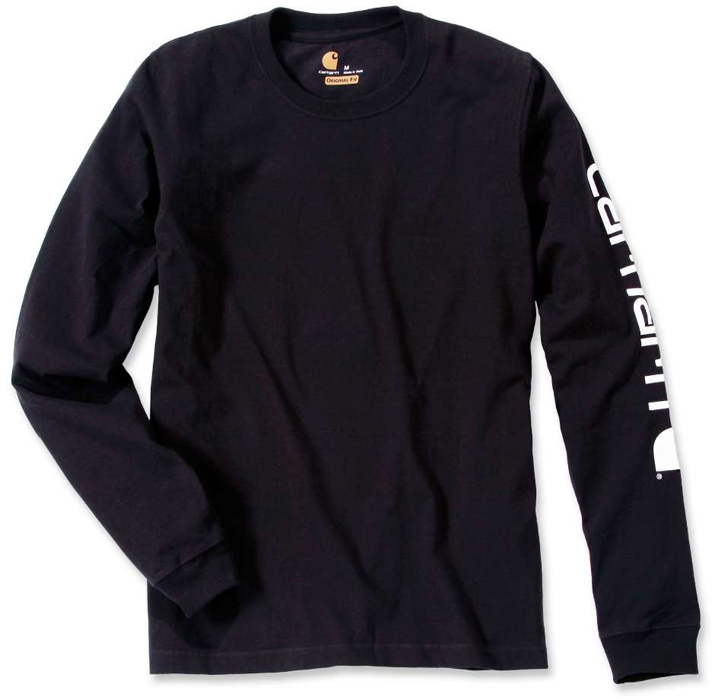 CarharttT-ShirtLogoLongSleeveT-ShirtBlack