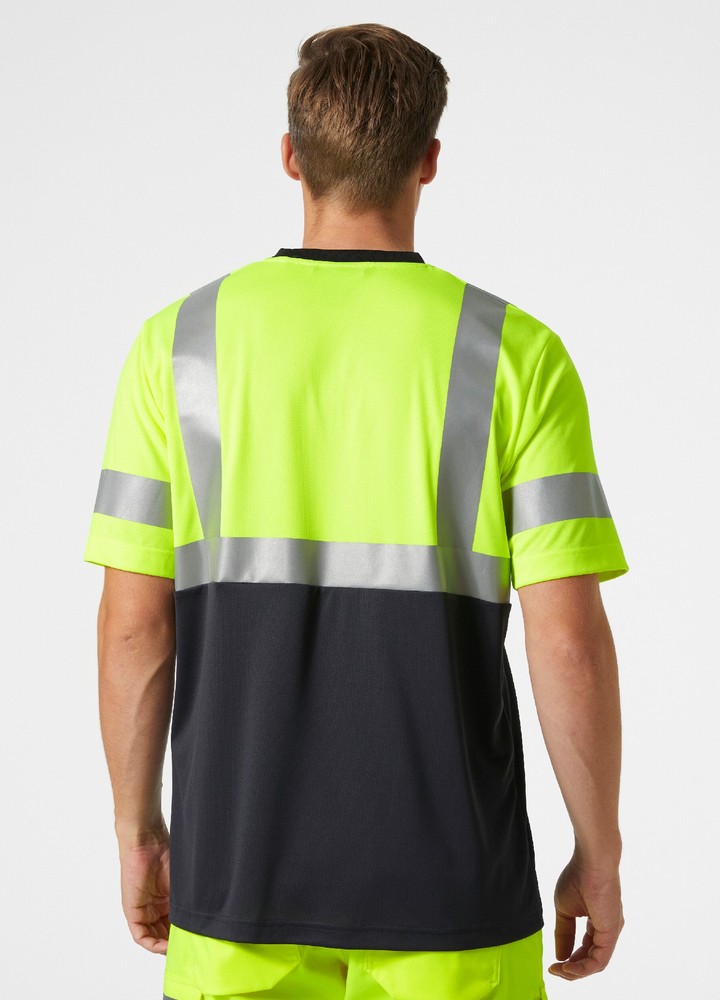 HellyHansenAddvisT-ShirtCl1YellowEbony-XS