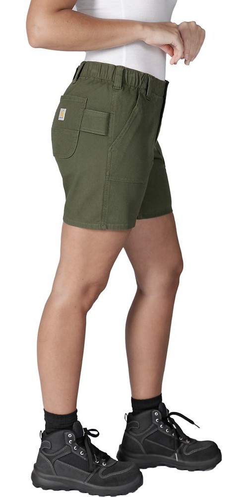 CarharttDamenShortsRelaxedFitCanvasWorkShortBasil