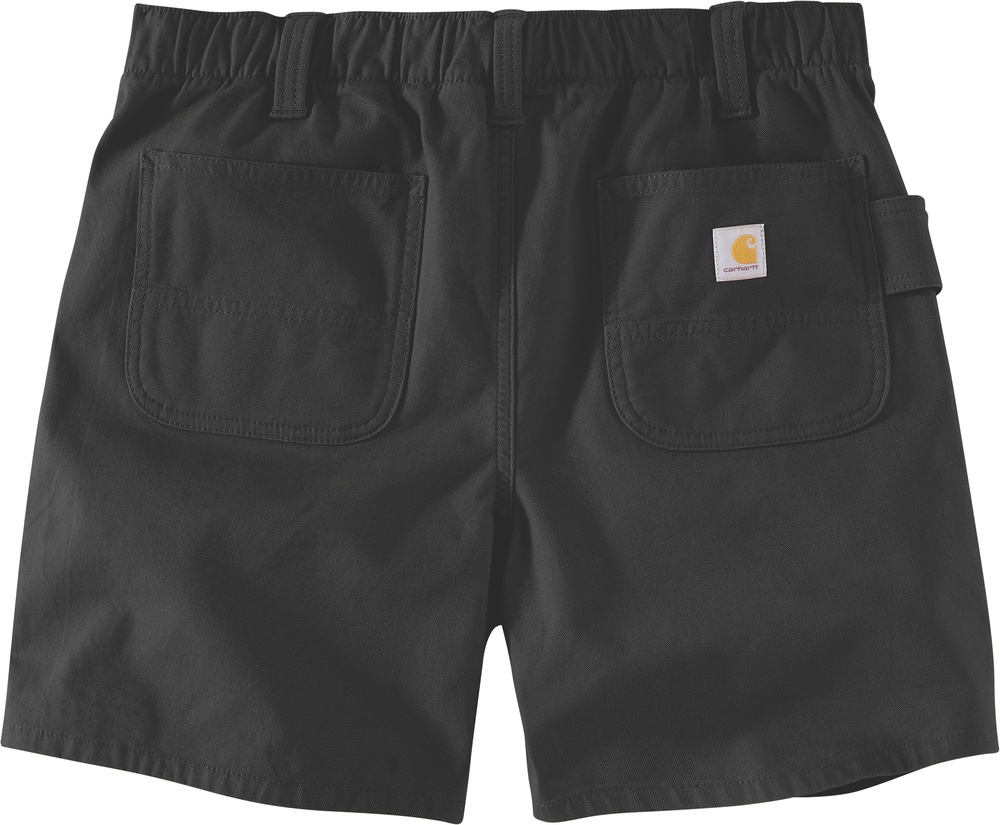 CarharttDamenRelaxedFitCanvasWorkShort105730Black-W10REG