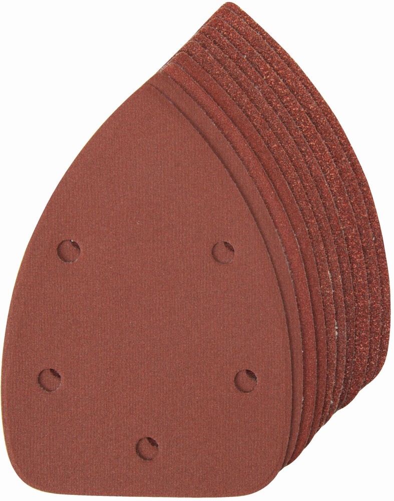 SilverlineSchleifzubehrDelta-Klettschleifbltter140mm10-tlgSatz4x60er-uje2x80er-120er-u240er-Krnung
