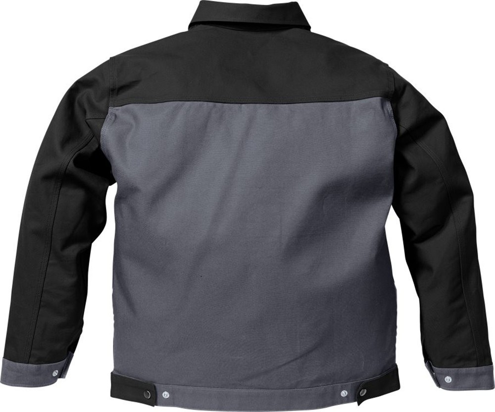 KansasIndustrie-JackeIconTwoBaumwoll-Jacke4857KCGrauSchwarz-XS