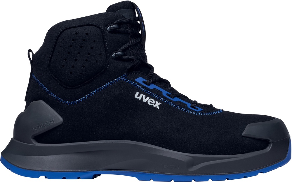 UvexSicherheitsschuhStiefel1X-CraftSicherheitsstiefelS2SR68150SchwarzBlau-35Weite14