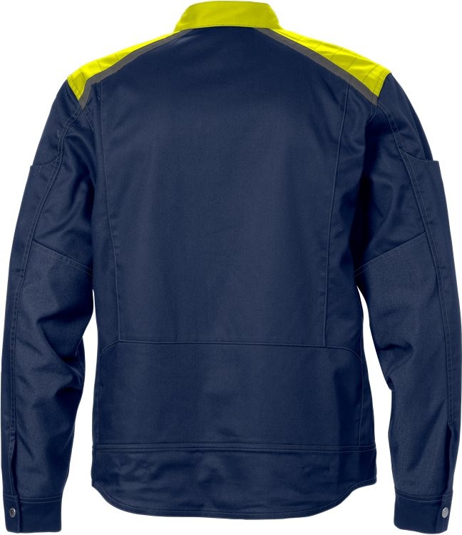 FristadsIndustrie-Stretch-JackeDamenjacke4556STFPMarineWarnschutz-Gelb