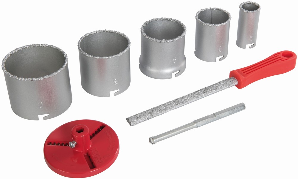 SilverlineLochsgeLochsgenmitWolframschleifkrnern8-tlgSatz3383mm