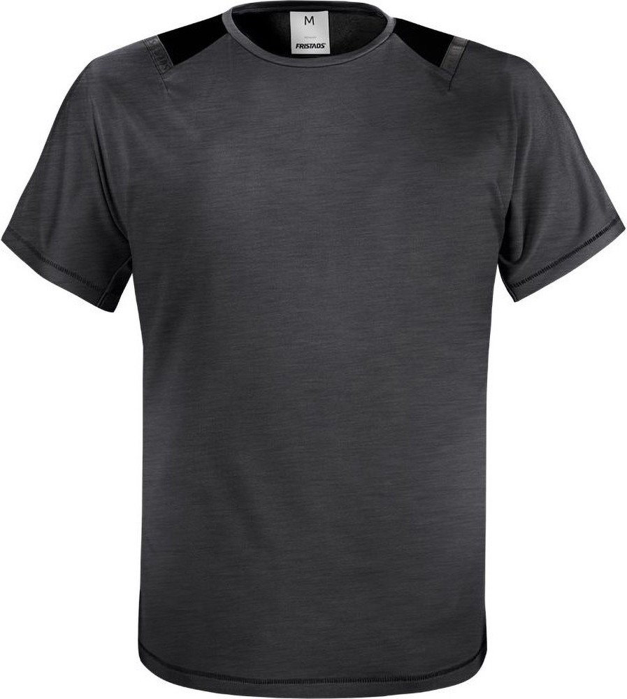 FristadsGreenFunktions-T-Shirt7520GRKGrauSchwarz-XS
