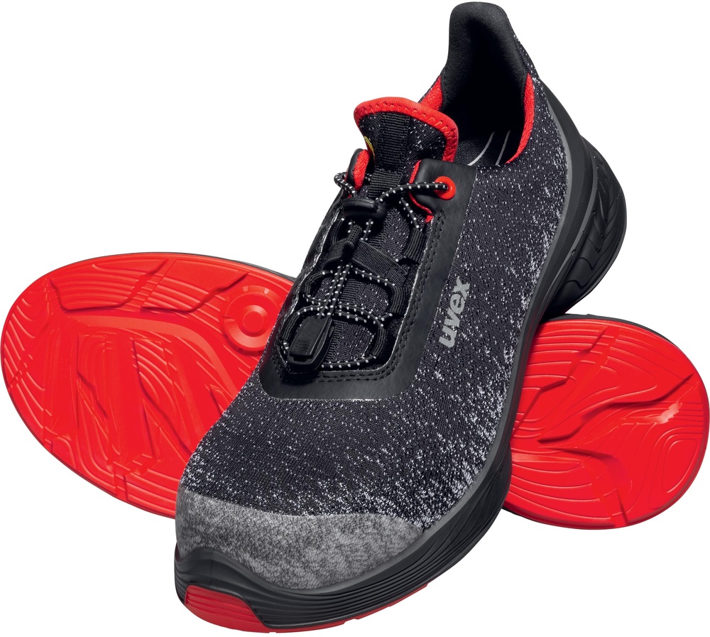 UvexSicherheits-Halbschuhe1G2S1SRC68527SchwarzRot-35Weite10