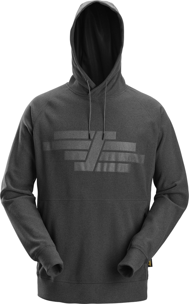 SnickersWorkwearAllroundWorkPolartecTerryHoodie8075Stahlgrau-XS