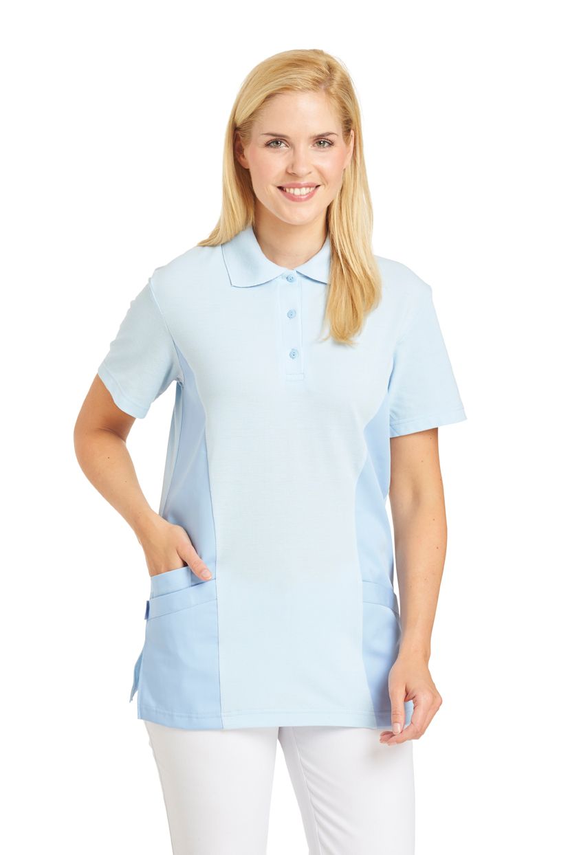 LeiberDamenPolo-Schlupfjacke08254605Hellblau