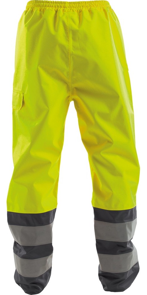 DassyWarnschutz-RegenhoseSolaPES70NeongelbZementgrau