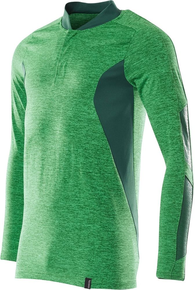 MascotPolo-ShirtLangarmAccelerate18081-810GrasgrnmeliertGrn-XXL