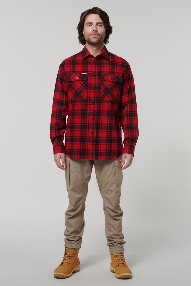 HardYakkaT-ShirtCoreFlannelShirtG07752Red-S