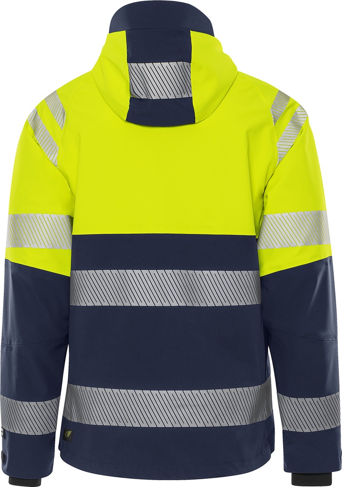 FristadsHighVisStretch-FunktionsjackeKl14690GLS300964Hi-VisYellowNavy-3XL