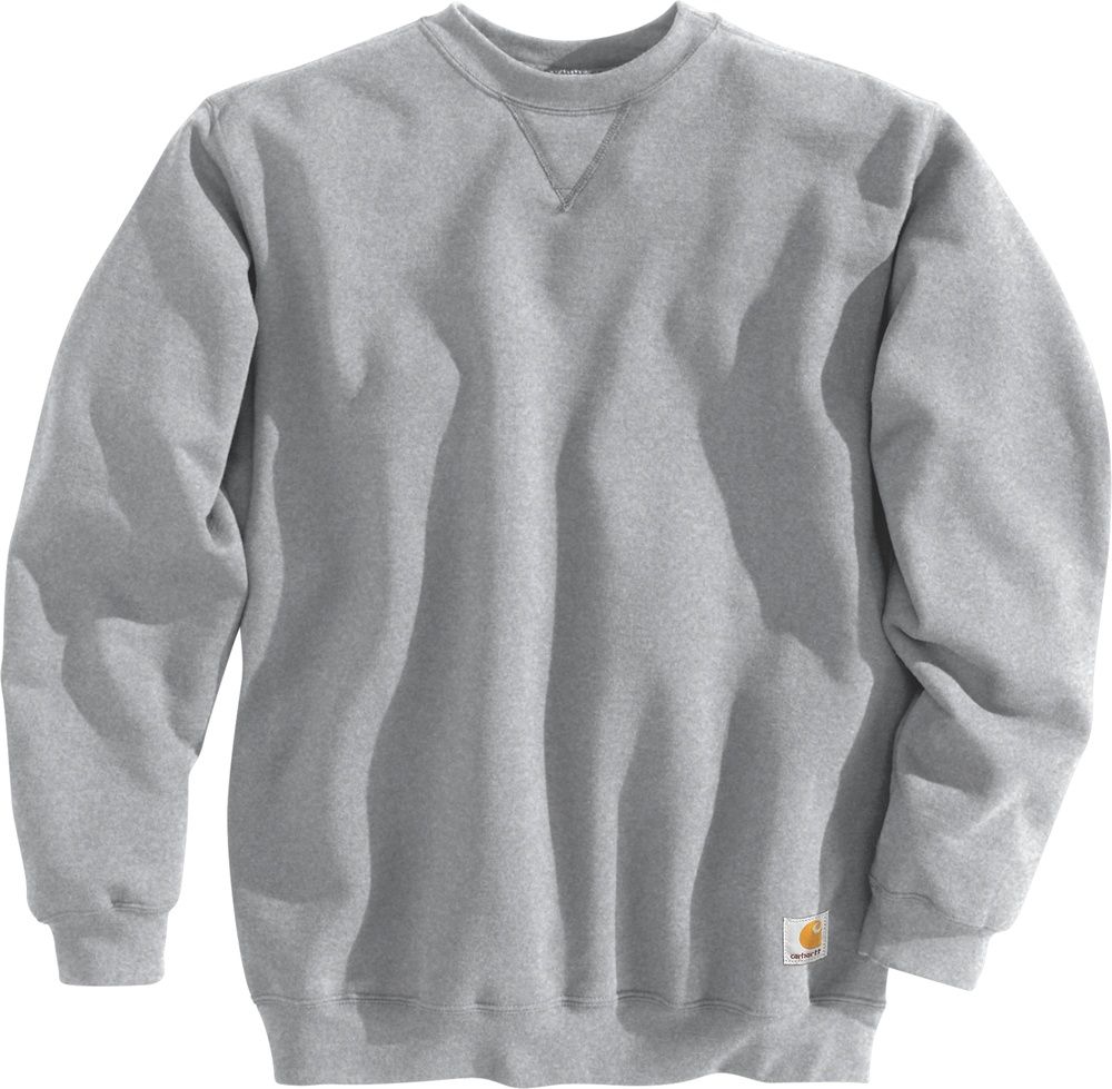CarharttMidweightCrewneckSweatshirtK124HeatherGrey-XS