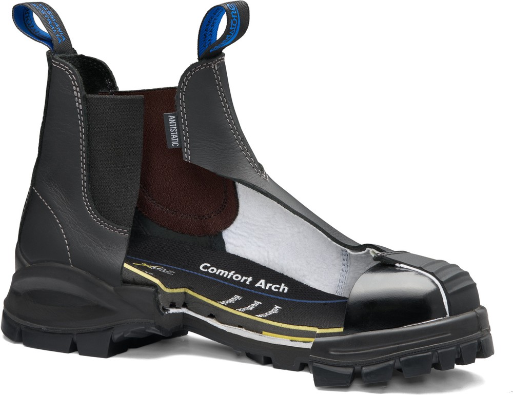 BlundstoneMaleStiefelBoots910BlackPlatinumLeatherSafetySeries