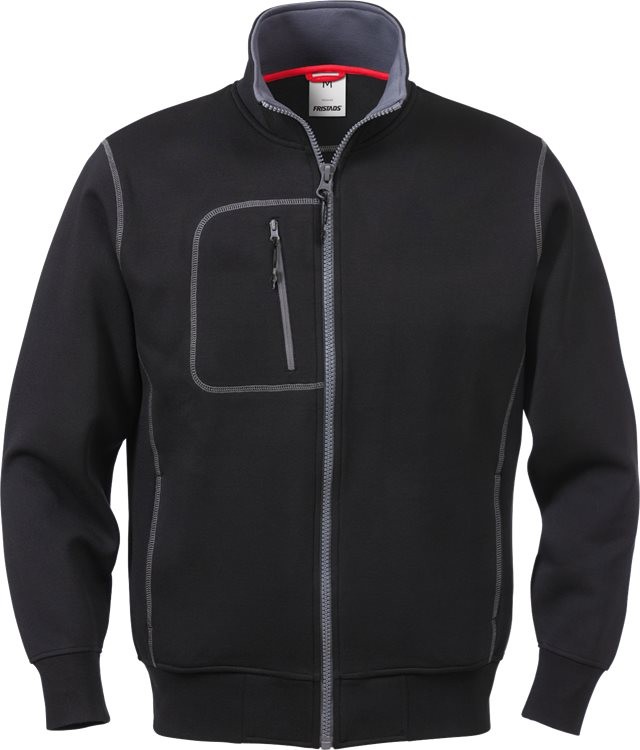 FristadsZipper-SweatshirtAcodeSweatjacke1747DFSchwarz