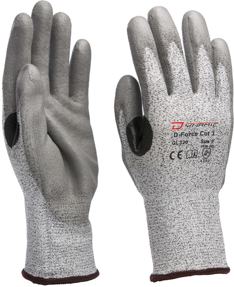 EdgeArbeitshandschuheNylonSchutzhandschuhmitPU-Beschichtungschnittfest-BlisterverpackungGL320BLD-ForceCut3BlisterGrau-9