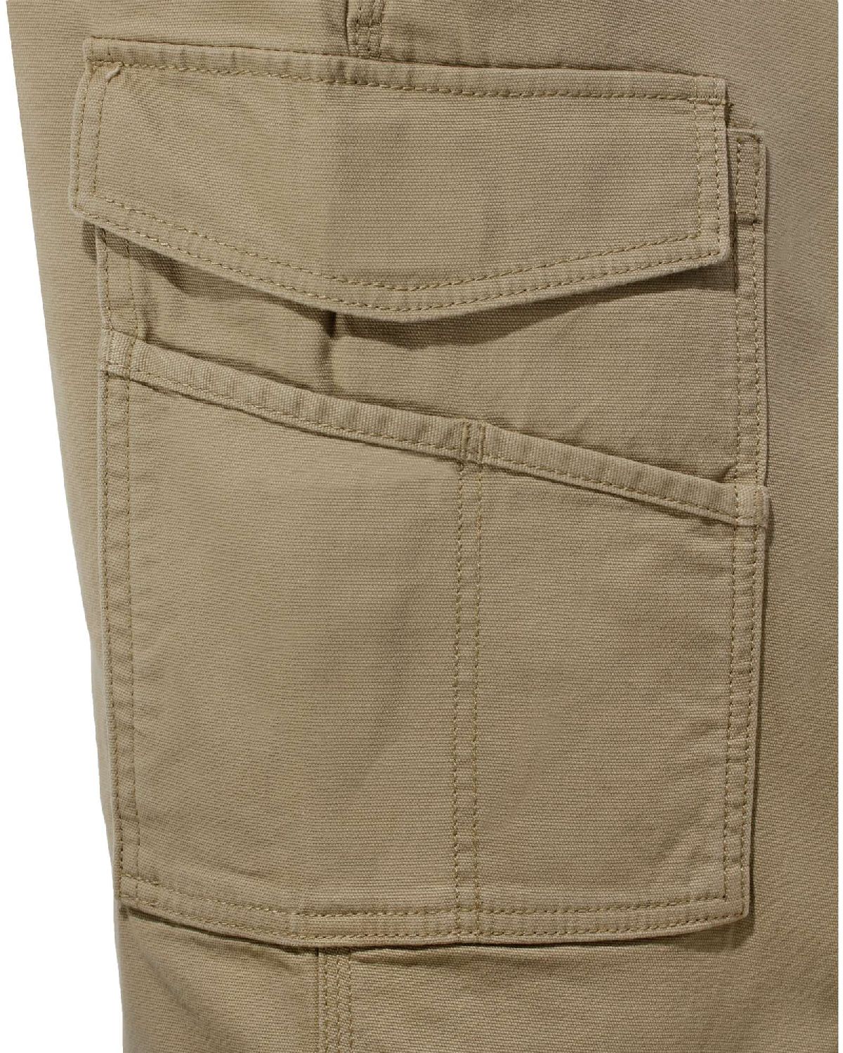 CarharttHerrenHoseRuggedFlexRigbyCargoPantDarkKhaki