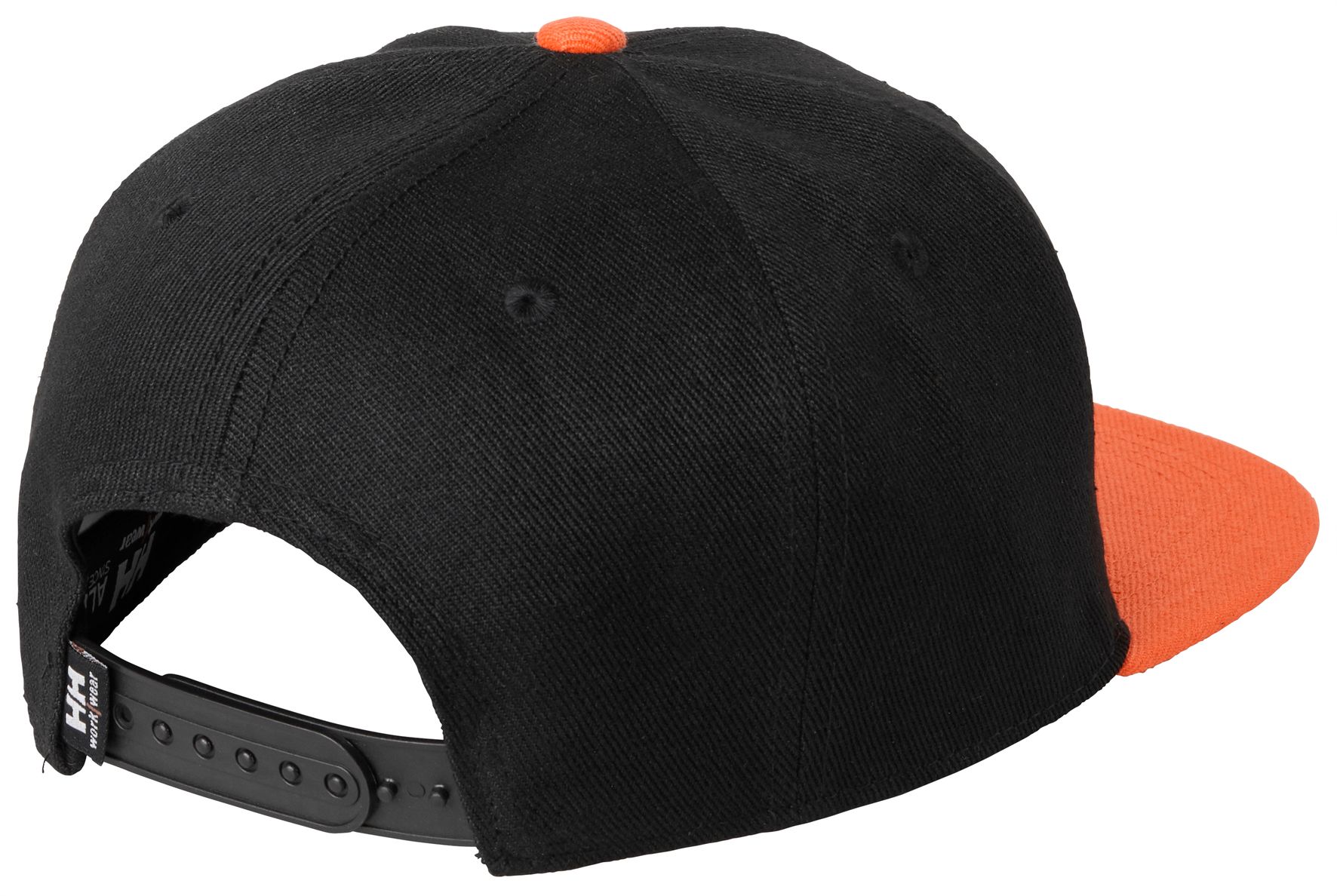 HellyHansenCap79806KensingtonFlatBrim992BlackDarkOrange