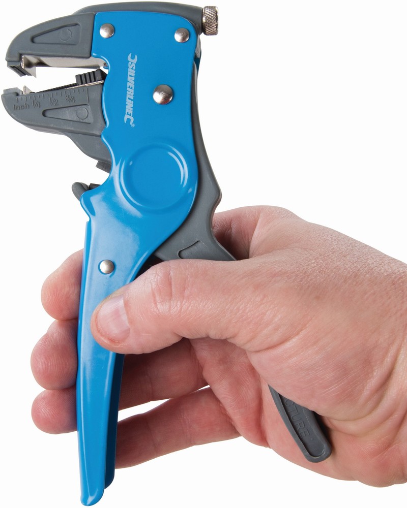 SilverlineElektriker-WerkzeugeAutomatischeAbisolierzangemitzweiFunktionen170mm
