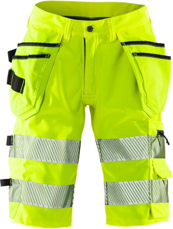 FristadsHighVisStretch-ShortsDamenKl12529PLUWarnschutz-Gelb