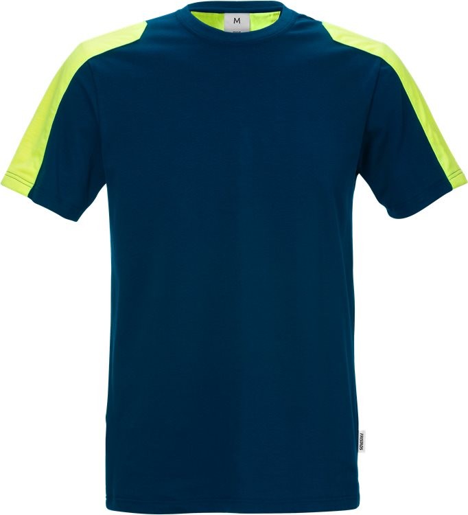 FristadsKurzarmT-ShirtStretch-T-Shirt7447RTTMarineblau