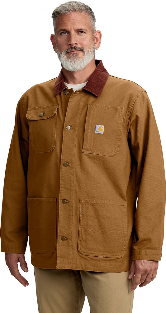CarharttJackeDuckLooseFitChoreCoatt106675CarharttBrown-M