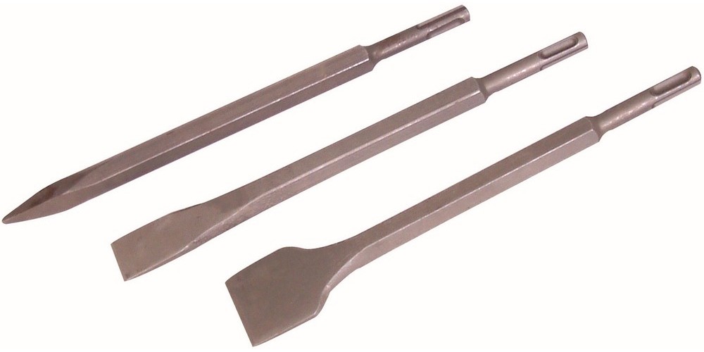 SilverlineMeielSDS-Plus-Sechskantmeiel3-tlgSatz250mm20mm40mmuSpitzmeiel