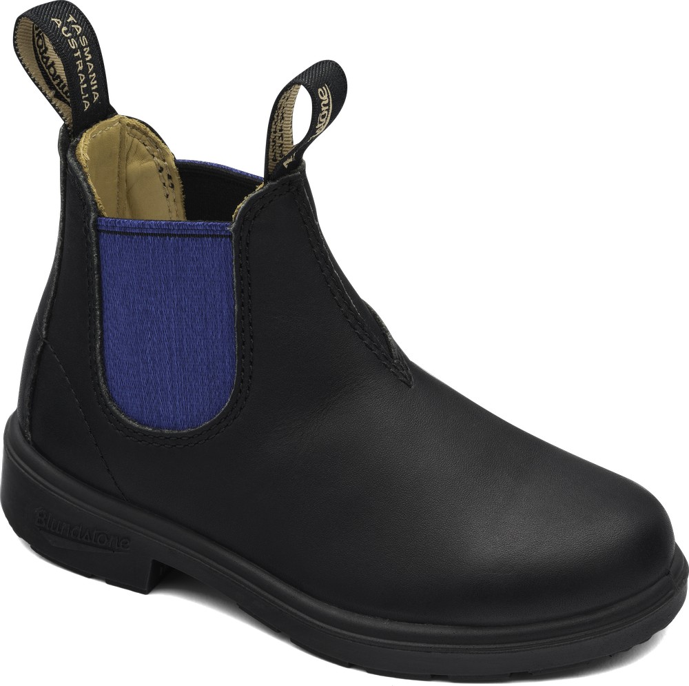 BlundstoneKinderStiefelBoots580LeatherElasticKidsBlackBlue