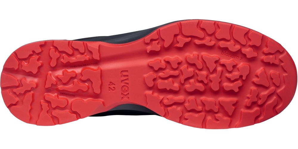 UvexSicherheits-Halbschuhe1X-CraftS1PlSR68021SchwarzRot-35Weite10