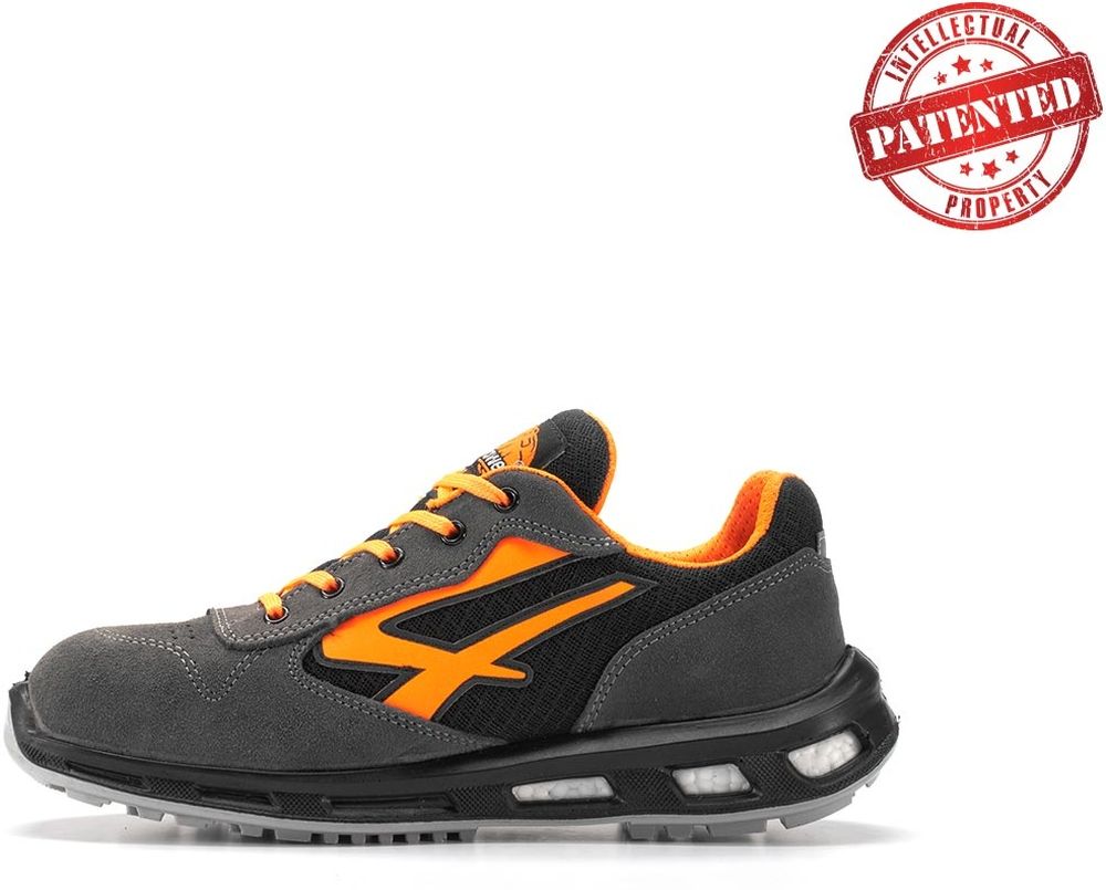 U-PowerSicherheitsschuheHalbschuheOrangeEsdS1PSrcRL20396Schwarz-35