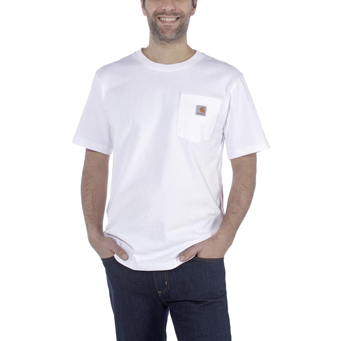 CarharttHerrenT-ShirtWorkwPocketSST-ShirtWhite