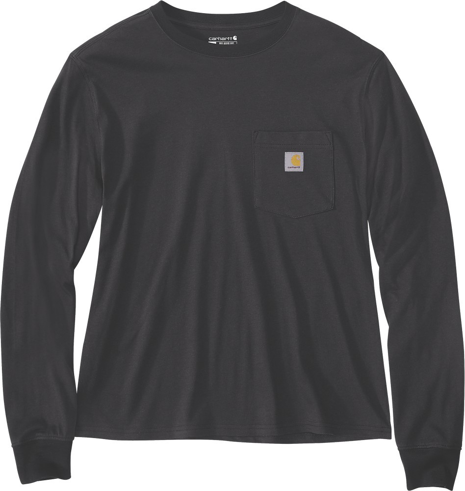 CarharttDamenLightweightLSPocketT-ShirtBlack