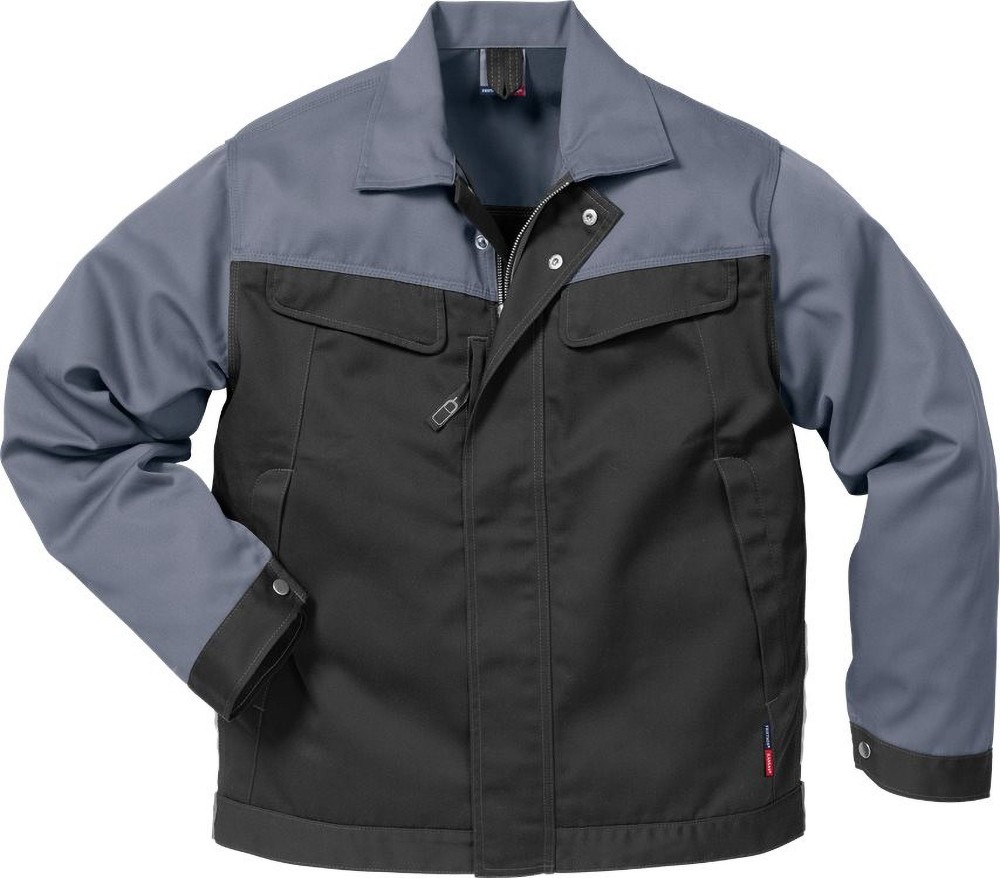 KansasIndustrie-JackeIconTwoJacke4857LUXESchwarzGrau-XS