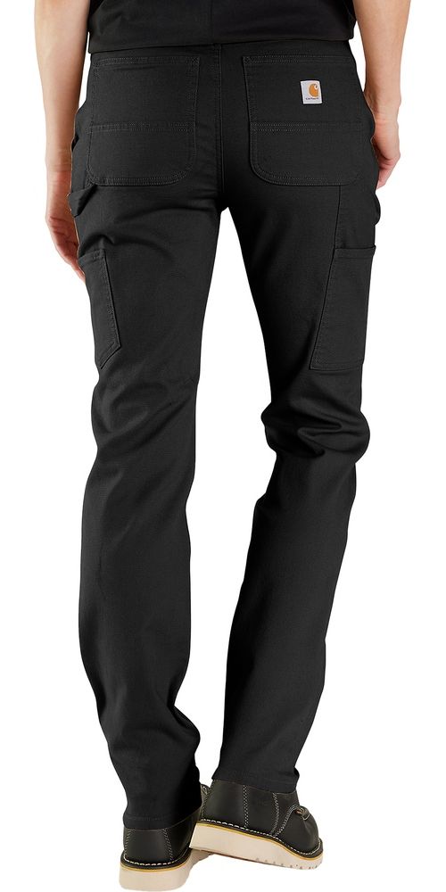 CarharttDamenHoseRelaxedFitCanvasWorkPant105113Black-W14REG