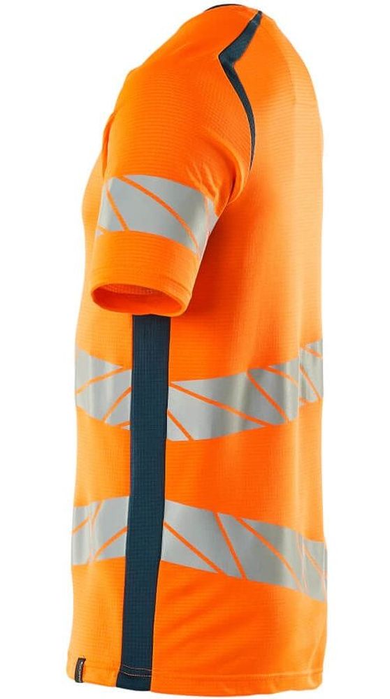 MascotT-ShirtAccelerateSafe19082-771Hi-visOrangeDunkelpetroleum-XXL