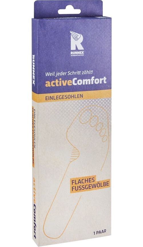 RUNNEXEmi-OrthopdischeEinlegesohleActivecomfortLow5406SchwarzGelb-35