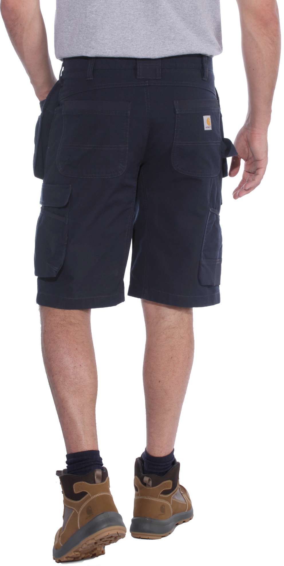 CarharttHerrenShortsSteelMultipocketShortNavy