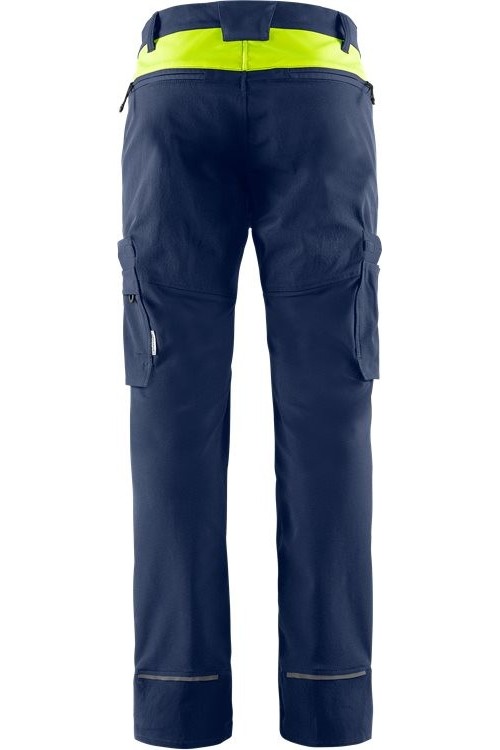 FristadsStretch-Hose2653LWSMarineWarnschutz-Gelb