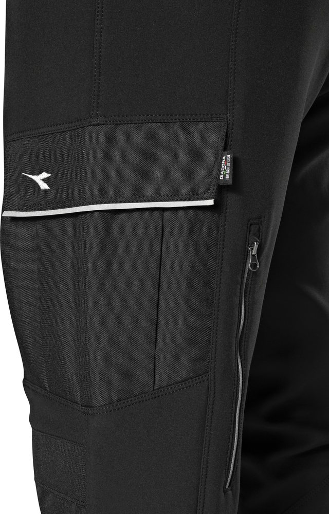 UtilityDiadoraSoftshellJackePantCarbonSoftshellPerformanceBlack-S