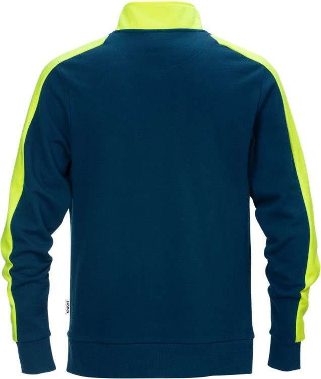 FristadsSweatshirtmitkurzemReiverschluss7449RTSMarineblau