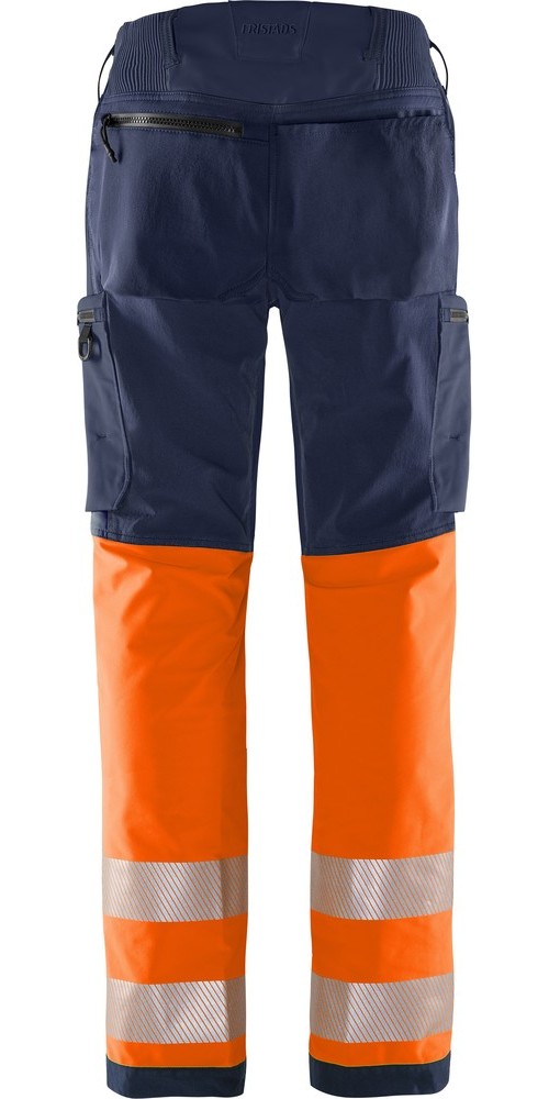 FristadsHighVisGreenStretchhoseKl12647GSTPWarnschutz-OrangeMarine-D88