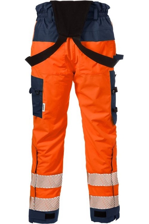 FristadsHighVisAirtechberhoseKl22515GTTWarnschutz-OrangeMarine