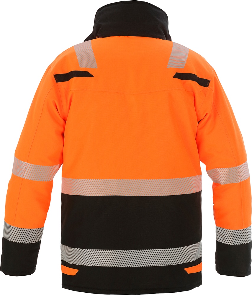 HydrowearArbeitsjackeWarnschutz-regenparkaUtahNeonorangeSchwarz-3XL