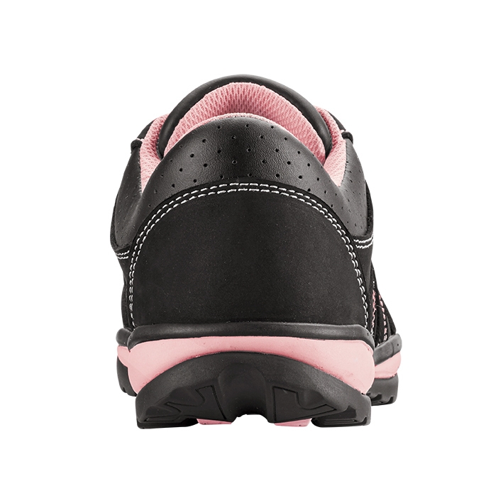 RUNNEXDamenS2-SicherheitshalbschuhGirlStarSchwarzPink